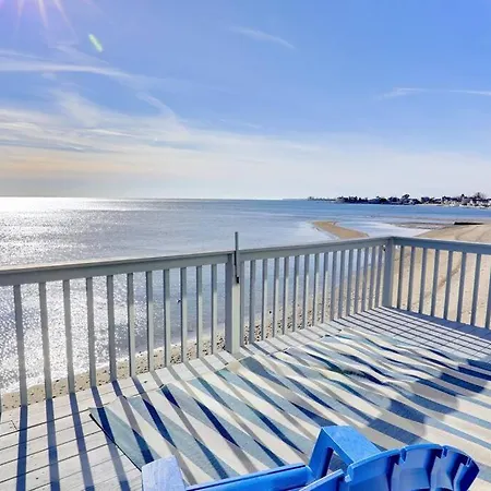 Cheerful 3 Bedroom Beach Front Cottage With Fire Place Milford Exterior foto